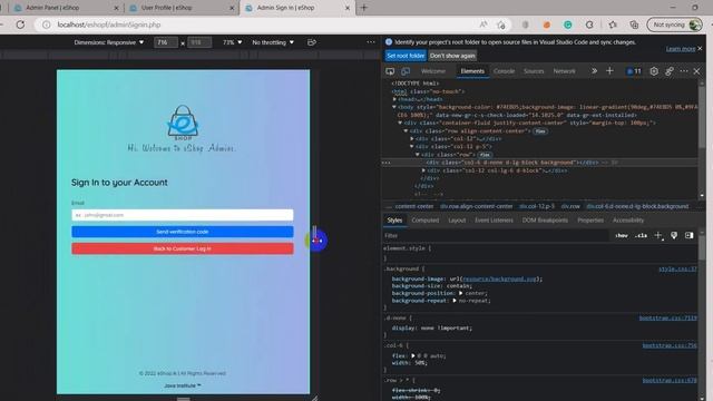 Web project Task 39 | 1st year | Semester 01 | Java Institute | eShop application смотреть онлайн