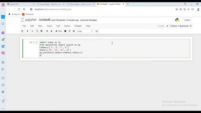 How to make Pie and Donut Chart by using Python смотреть онлайн