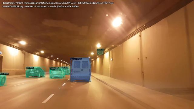 Detectron2: Mask RCNN R50 FPN 3x - COCO - Instance Segmentation GTX 980m смотреть онлайн