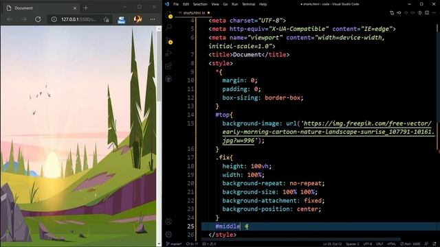 Parallax Scrolling [ Responsive ] || CSS + HTML only || Web Designing смотреть онлайн