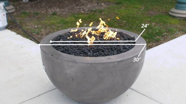 Moderno III Gas Fire Bowl by Prism Hardscapes смотреть онлайн