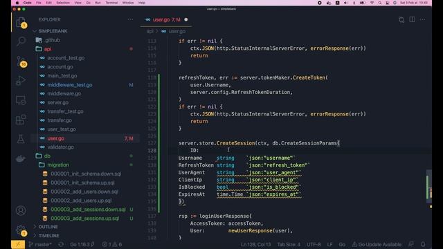 [Backend #37] How to manage user session with refresh token - Golang смотреть онлайн