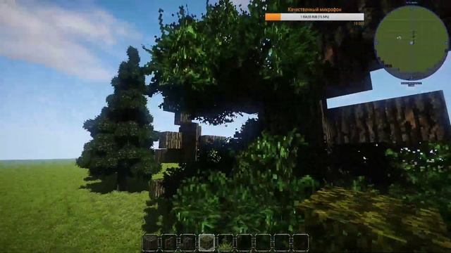 Строим кастомные деревья в minecraft #1 Let's build custom trees смотреть онлайн