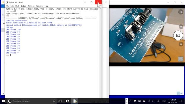 Load Arduino Firmware and Temperature Test with Python смотреть онлайн