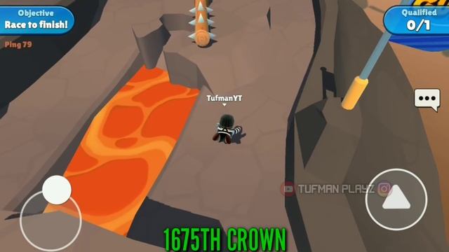 New Level Laser Tracer. Winning 1680 Crowns In Stumble Guys | TUFMAN PLAYZ. смотреть онлайн