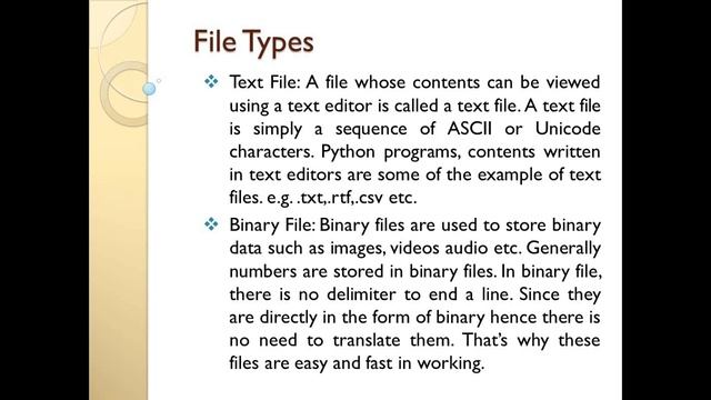 DATA FILE HANDLING IN PYTHON смотреть онлайн