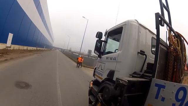 Разгрузка катушек с кабелем. смотреть онлайн