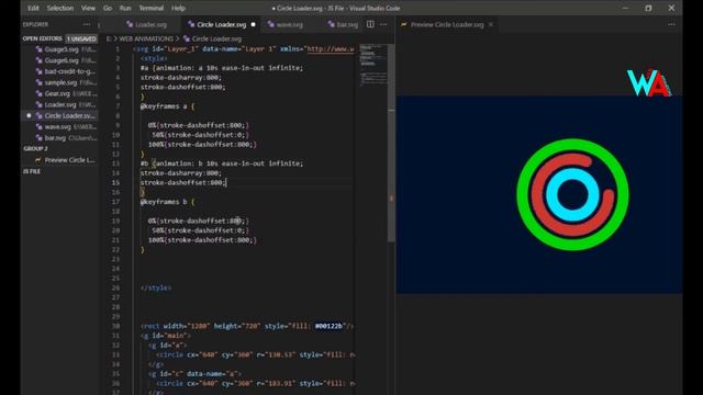 SVG Loader Animation with CSS - SVG Loader Animation Tutorial смотреть онлайн