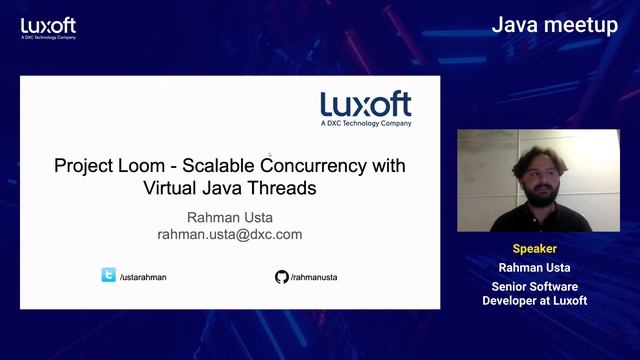 Java meetup by Luxoft смотреть онлайн