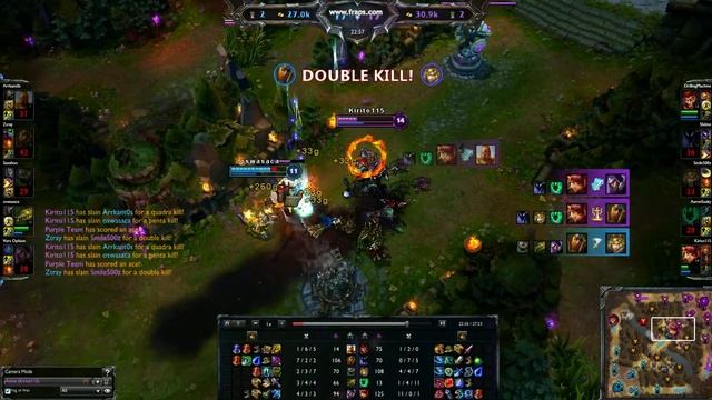 Annie PENTAKILL 4 VS 5 :D смотреть онлайн