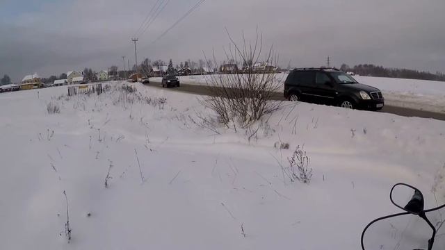 Катание на снегоходе Yamaha venture mp 50см снега смотреть онлайн