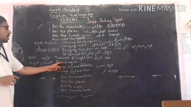 Seventh Standard English Poem TRAINS смотреть онлайн