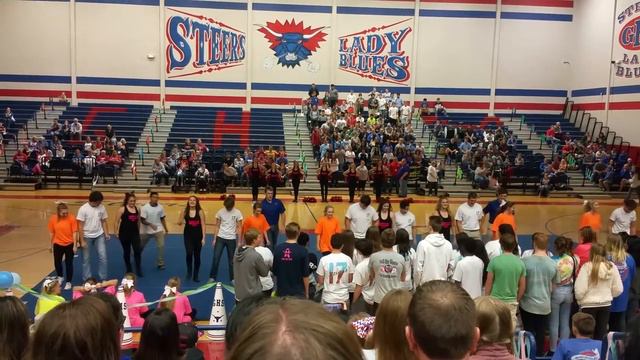 Graham HS Bella Blues Drill & Cheer Sr Dance Pep-rally 11/04/16 смотреть онлайн