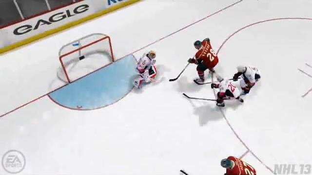 NHL 13 Unbelievable stick save смотреть онлайн
