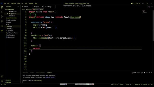 characterCounter in textarea +react.js смотреть онлайн