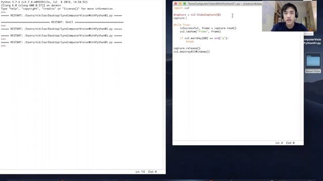 OpenCV with Python! Ep1. Booting the Camera! смотреть онлайн