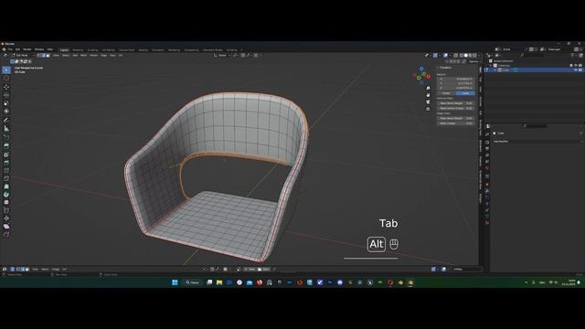 Создание Стильного Кресла в Blender. #1 Урок по 3D Моделированию смотреть онлайн