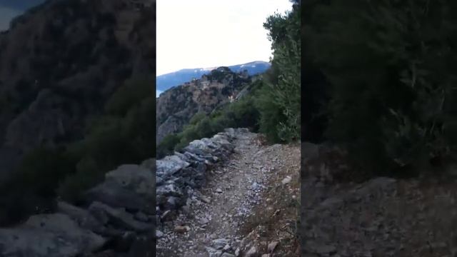 Дорога из Катунаков в скит святой Анны. Монах Андроник. Афон смотреть онлайн