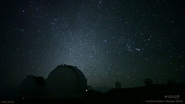 August 10, 2021, ~ Meteors ~ Subaru Telescope, Hawaii смотреть онлайн
