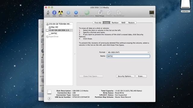 How to Erase Disk on Mac in Disk Utility - Reformat Storage Device for MacOS смотреть онлайн