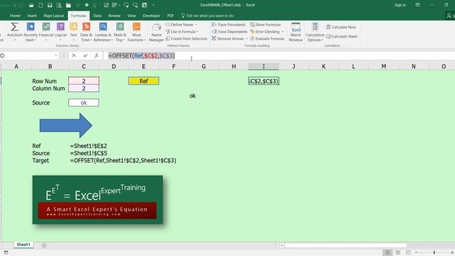 Excel VBA ตอนที่ 6 - Offset 1 Cell смотреть онлайн