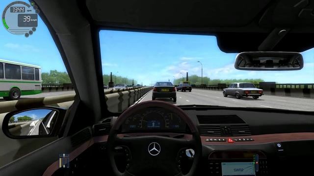 City Car Driving 1.4.1 Mercedes W220 S600 V12 [G27]