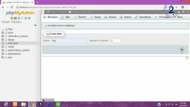 PHP Tutorial -10 | How to Create Database in PHP myadmin And Tables | Tamil | M42 TECH смотреть онлайн