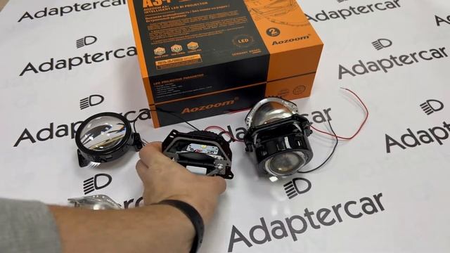 Би-светодиодные линзы Aozoom A3+ 2022 3.0 (Hella 3R) (5500K, 35W/44W) смотреть онлайн