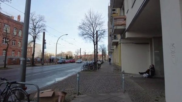 Berlin Germany【4K】Walking Tour  in Friedrichshain (Eldaenerstrasse)