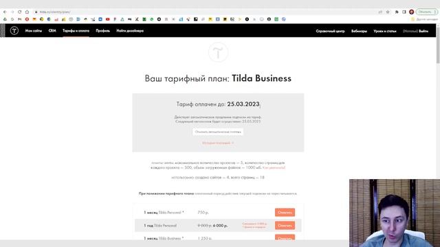 Как отменить автоматические платежи в Тильде смотреть онлайн