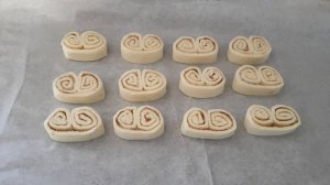 Печенье «Сердечки» из слоеного теста