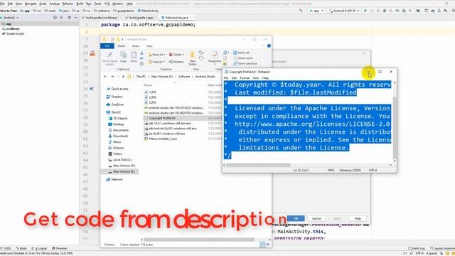 Add Copyright Profile to your Android Studio Project| Java file header template смотреть онлайн