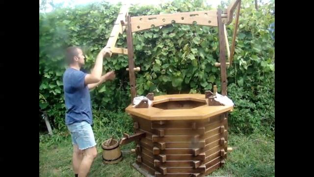 Деревянный колодец (без единого гвоздя) смотреть онлайн