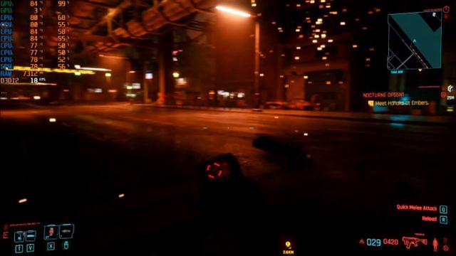 Cyberpunk 2077 on GTX 1050 ti (4GB) 1080p смотреть онлайн