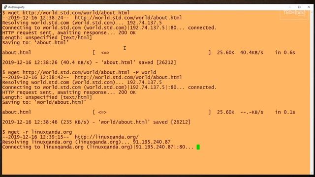 How to use the wget command: 2-Minute Linux Tips смотреть онлайн