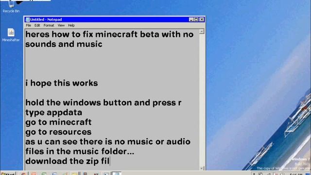how to fix minecraft ALPHA/BETA no sound problem смотреть онлайн