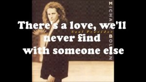 From Now On - Michael Bolton (Lyrics)