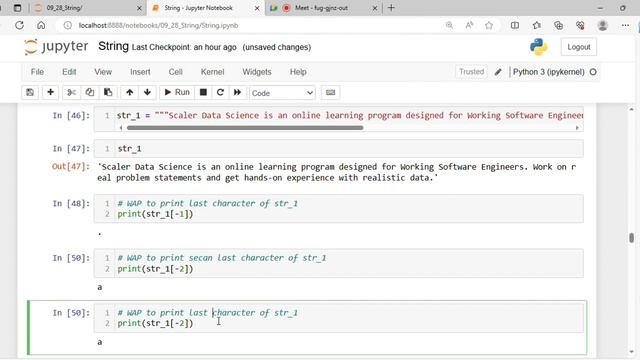 Lecture 4. String смотреть онлайн
