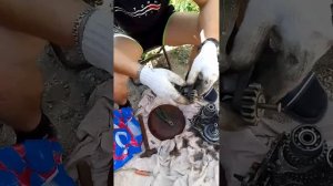 ремонт кпп задняя скорость мотоцикл урал. перевернул шестерню часть 3