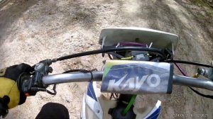 Покатушка по лесу на Kayo K1 250