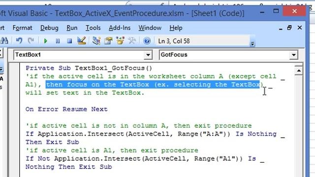 ActiveX Text Box Event Procedure in Excel VBA смотреть онлайн