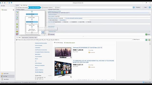 Set AJAX Loading Function In Octoparse