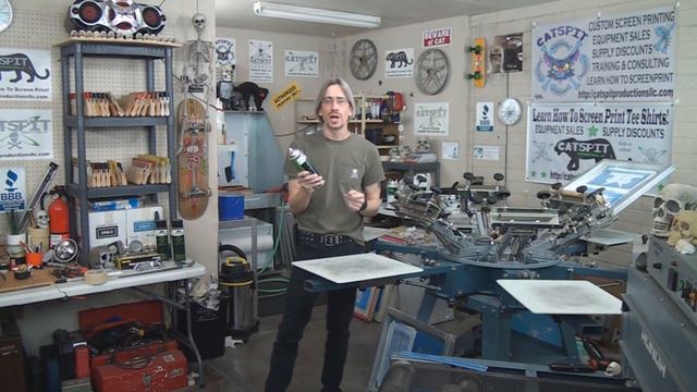 How To Screen Print T-Shirts: Spray Tack As Insurance? смотреть онлайн