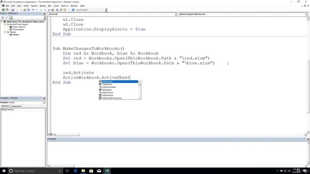 Excel VBA Programming - Object Deep Dive | 8 - The Workbook Activate Method смотреть онлайн