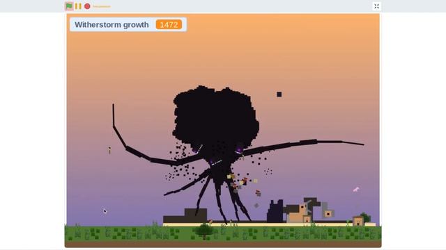 Playing HappyKid's Wither Storm Mod On Scratch! смотреть онлайн