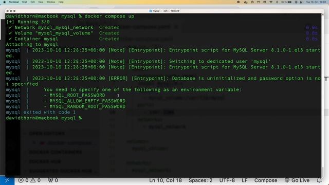 How to Create a MySQL Server using Docker Compose смотреть онлайн