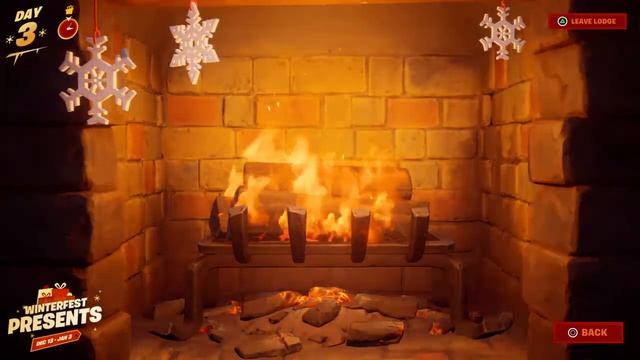 FORTNITE WINTERFEST GIFTS AND A WARM FIRE смотреть онлайн