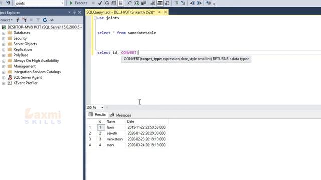 Convert Function in sql Server Telugu | Convert Function in sql Telugu | Sql Telugu смотреть онлайн