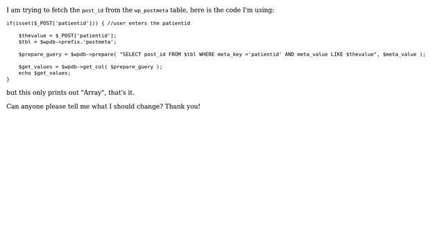 Wordpress: How to get the post_id from postmeta? смотреть онлайн