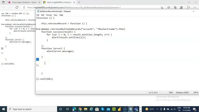 Lesson272 - Model driven App JavaScript Retrieve Multiple Record- Power Apps 1000 Videos смотреть онлайн